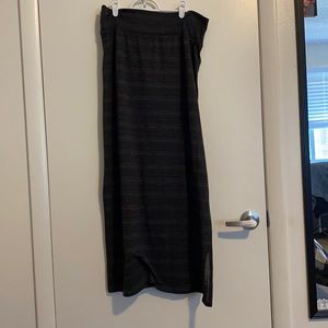 Grey maxi skirt